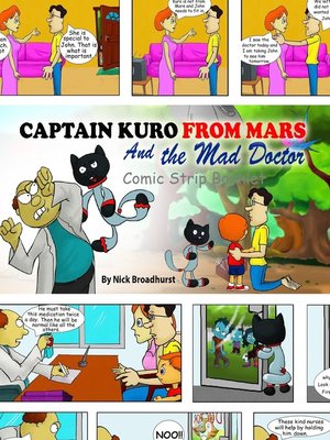 cover image of Captain Kuro From Mars and the Mad Doctor Comic Strip Booklet